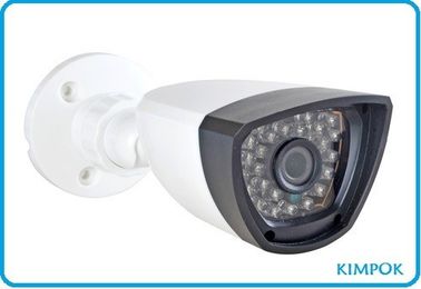 Waterproof Bullet 2 Megapixel IP Camera P2P Cloud CCTV , 20m IR Distance