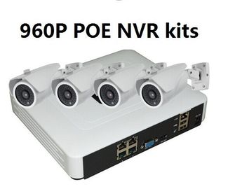 1.3 Megapixels Network Video Recorders , 960P 4 CH HD NVR Kits