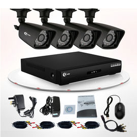 Vandal Proof 24 LEDs IR CCTV Security Camera 8CH DVR Kit / Security Camera Kits