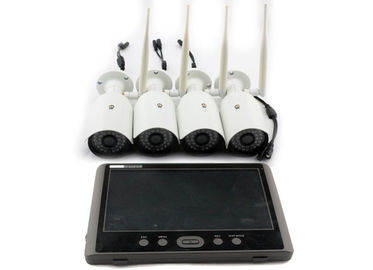 1080P wireless 2.4G H.264 video format HD DVR security system for indoor / outdoor