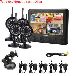 4 CH Quad picture Wireless CCTV DVR System , Video DVR Security Systems