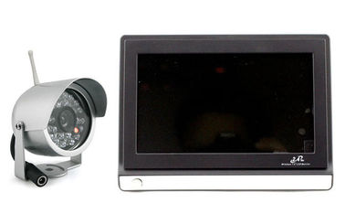 Compact design TV output wireless camera security systems , LED indicator