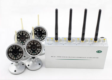 Multiple AV outputs 4 Channel Wireless camera system , Wireless Surveillance Camera Systems