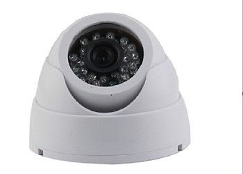 720P 1.0 Megapixel 0.001LUX IR Dome CCTV Camera With Auto White Balance