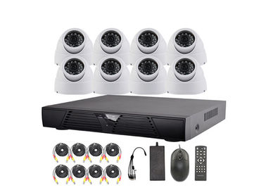 1.3 Megapixel 1080P AHD Dome Surveillance Security Camera System 8 Channel