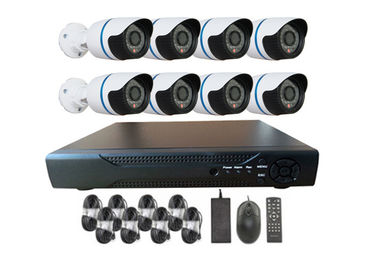 Outdoor Waterproof 1000TVL 8 Channel House Security Cameras Systems With IR CUT