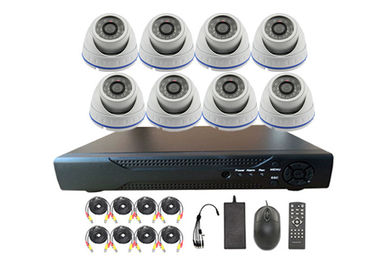 2 Mega Pixel 8 Channel Outdoor Home Security Camera Systems With NVR