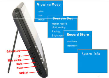 OSD menu DIY operation Wireless Outdoor Security Camera System With DVR
