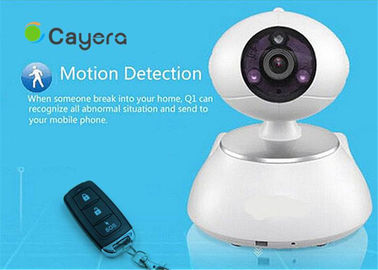 SD Card Storage Wireless IP Security  Camera Email Alarm Remote Pan / Tilt  Control