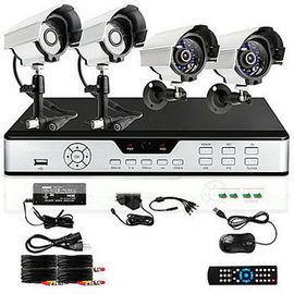 CCTV Camera |Zmodo 8 CH Channel DVR 4 Outdoor 600TVL CCTV Security Surveillance Camera Sys