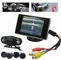 Wireless Car Rearview Camera with 4 Parking Sensor